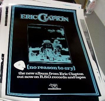 Eric Clapton No Reason To Cry poster