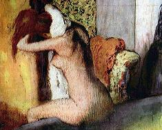 Degas After Bathing II Print