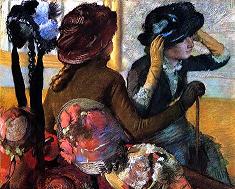 Degas At the Dress Maker Print