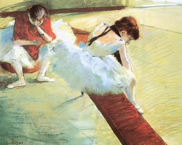 Degas Dancers Resting Print