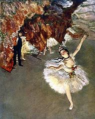 Degas Danseuse sur Scene Print