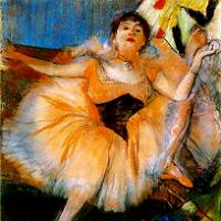 Edgar Degas Danseuse assise