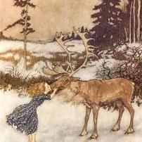 Edmund Dulac The Snow Queen Canvas Print