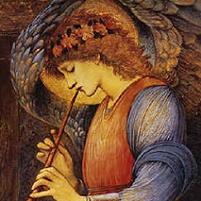 Sir Edward Burne-Jones An Angel Fine Art Print