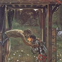 Sir Edward Burne-Jones The Merciful Knight Fine Art Print