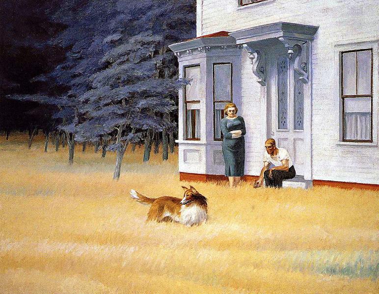 Edward Hopper Cape Cod Evening 24 Inch Canvas Print