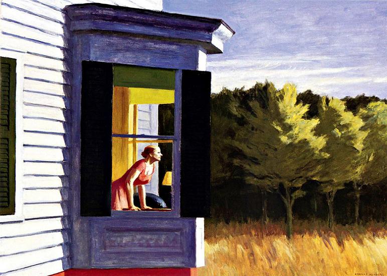 Edward Hopper Cape Cod Morning 24 Inch Canvas Print
