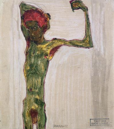 egon schiele Anarchist Print