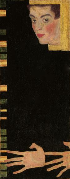 egon schiele Selbstbildnis mit gespreizten Fingern print