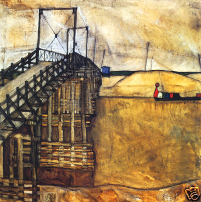 egon schiele The Bridge print
