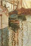 Egon Schiele Trieste Harbour Print