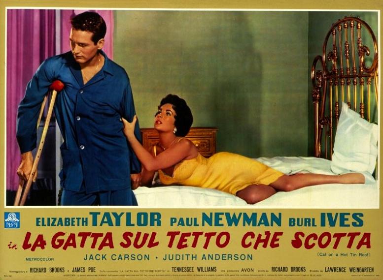 Elizabeth Taylor Cat On a Hot Tin Roof Poster