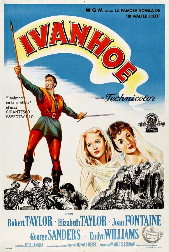 Elizabeth Taylor Ivanhoe Poster
