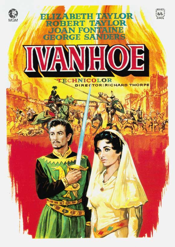 Elizabeth Taylor Ivanhoe Poster