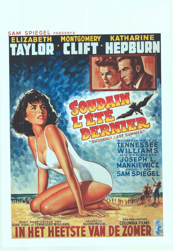 Elizabeth Taylor Suddenly Last Summer Poster