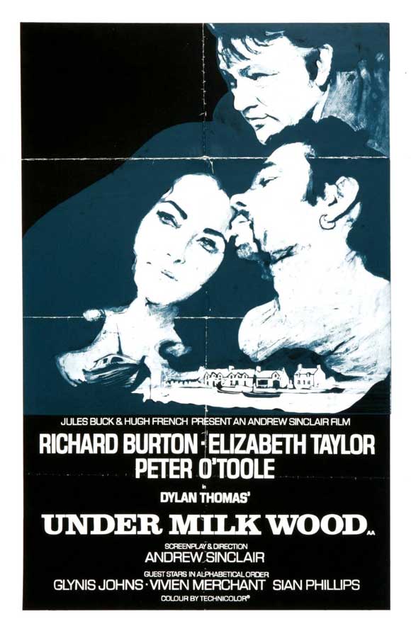 Richard Burton Elizabeth Taylor Under Milk Wood Poster