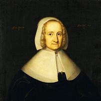 English School Lady Elisabeth Cromwell Large Canvas Print