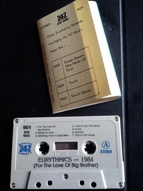 Eurythmics 1984 Saudi Arabia Cassette
