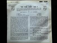 My Fair Lady Volume 1 EP Vinyl (1960s)