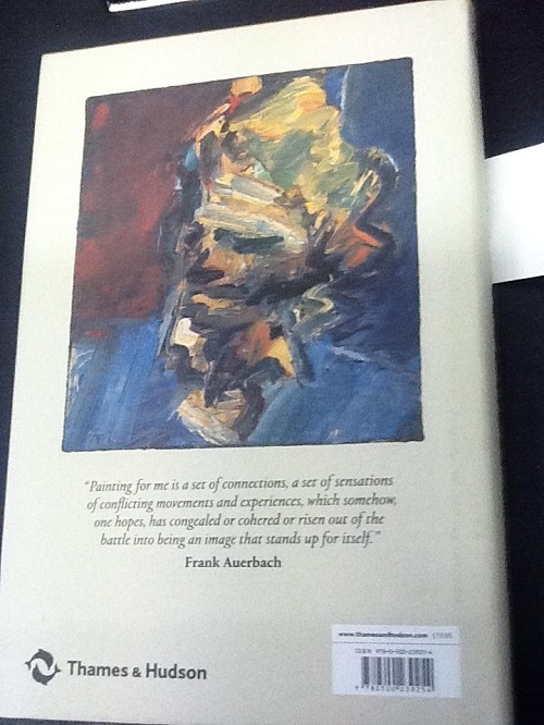 Frank Auerbach Speaking and Painting Hardcover Book