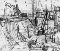 Frank Auerbach Shell Building Site Postcard