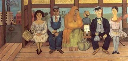 frida kahlo the bus print