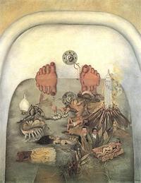 Frida Kahlo What The Water Gave Me Canvas Print