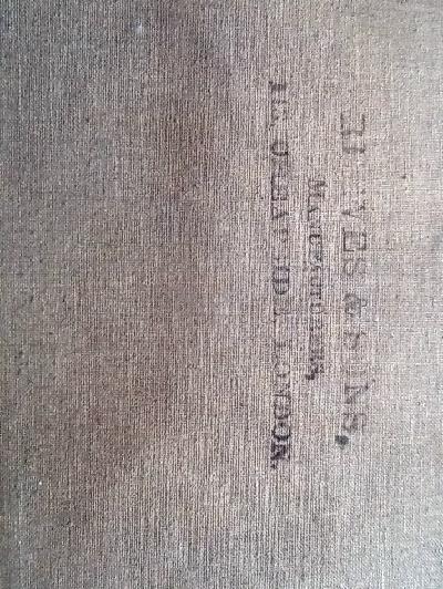 Rose F. Daniels Antique Oil of a Girl Reading to Two Dogs - Dated 1888