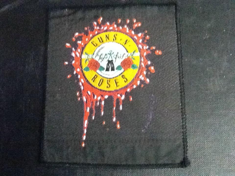 Guns N Roses 1980s Official Woven Patch