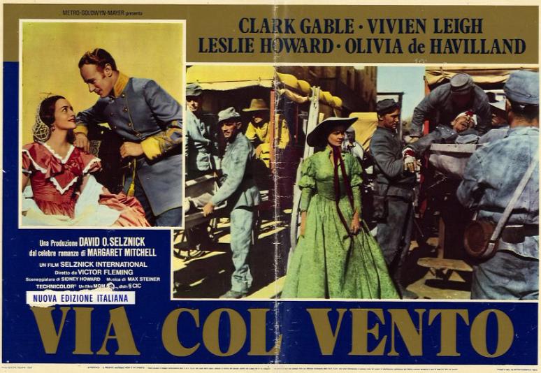 Gone with the Wind Italian Poster