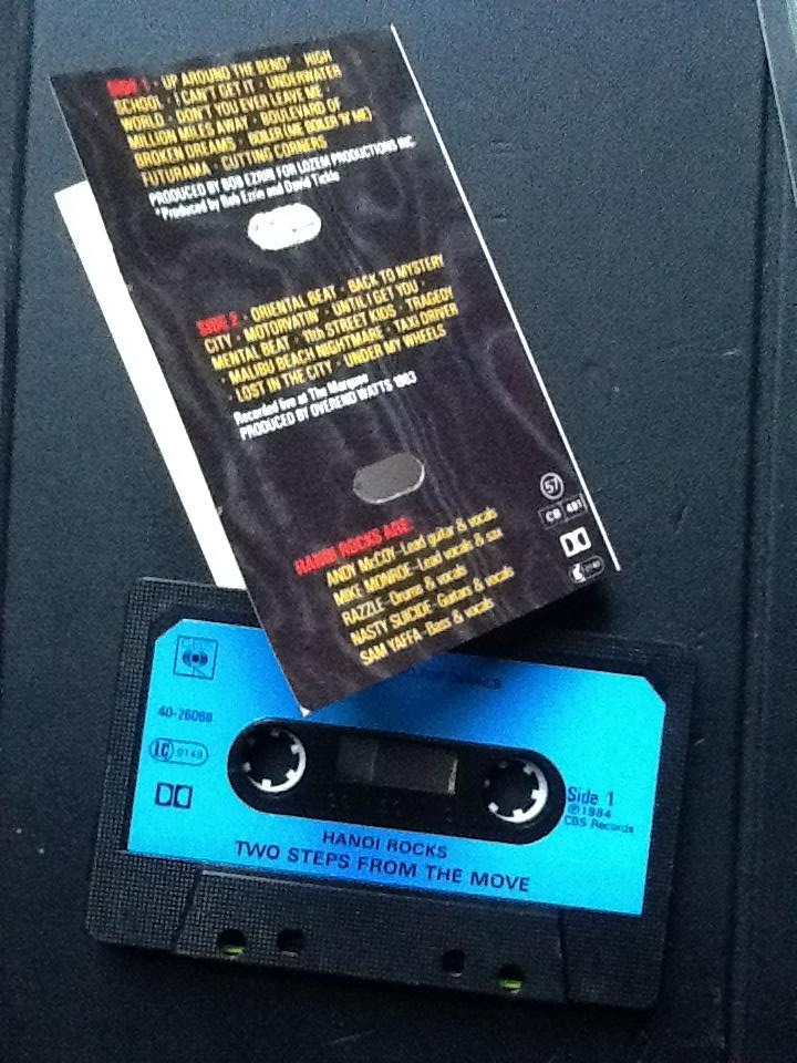Hanoi Rocks - Two Steps From The Move Cassette, Album (1984