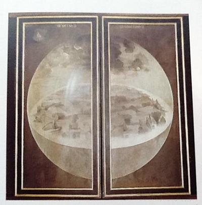 Bosch Garden of Earthly Delights with panels closed