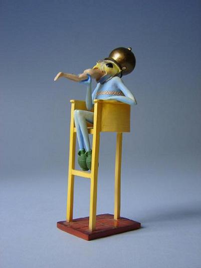 Bosch Devil on Night Chair Sculpture