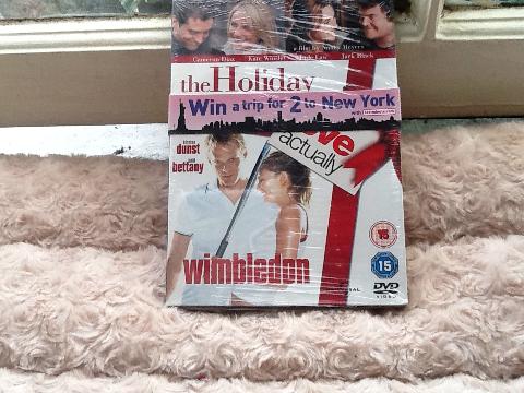 The Holiday/Love Actually/Wimbledon Dvd