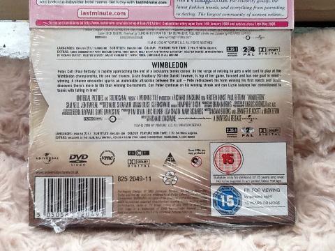 The Holiday/Love Actually/Wimbledon Dvd