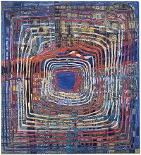Friedensreich Hundertwasser Ville vue d’au-delà du soleil