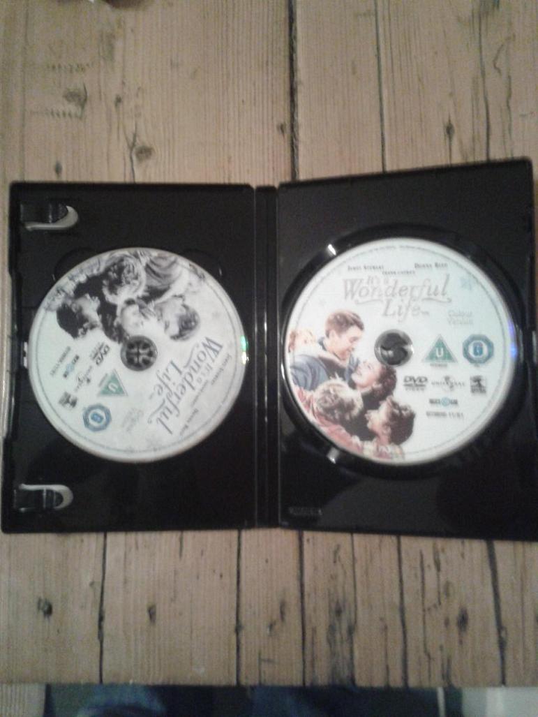James Stewart It's A Wonderful Life UK 65th Anniversary 2 Dvds