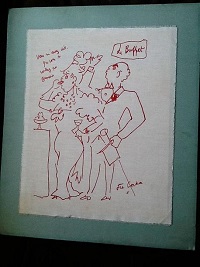Jean Cocteau Original Drawing with provenance from Edouard Dermit