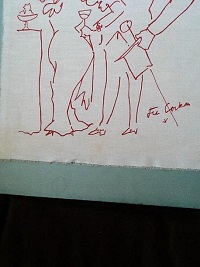 Jean Cocteau Original Drawing with provenance from Edouard Dermit