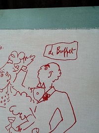 Jean Cocteau Original Drawing with provenance from Edouard Dermit