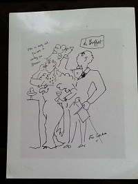 Jean Cocteau Original Drawing with provenance from Edouard Dermit