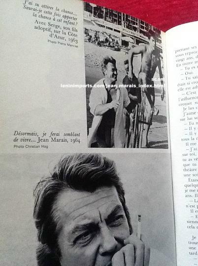 Jean Marais Histoires de ma vie Book