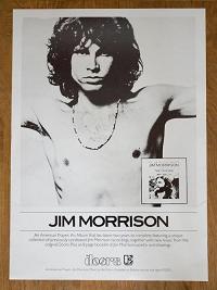 Jim Morrison American Prayer poster