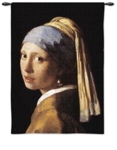 Johannes Vermeer The Girl with the Pearl Earring Detail Art  Print