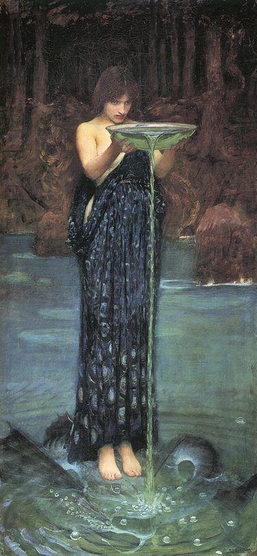 John William Waterhouse Circle Invidiosa Print