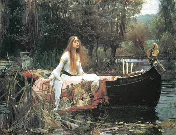 John William Waterhouse The Lady of Shalott Print
