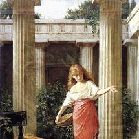 John William Waterhouse - In the Peristyle Fine Art Print