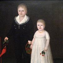 Joshua Johnson (active ca. 1796-1824)Edward and Sarah Rutter, ca. 1805oil on canvas