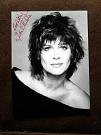 julie christie handwritten photo & letter