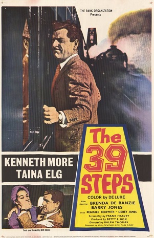 kenneth more the 39 steps movie poster b movie poster